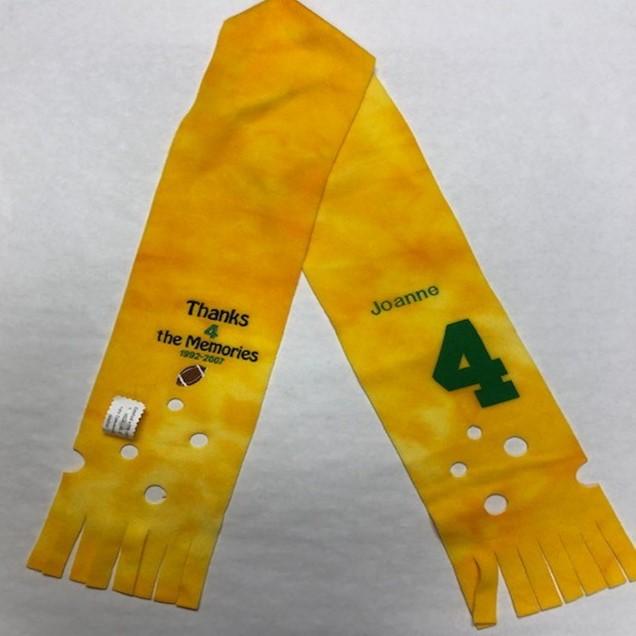 Thanks 4 The Memories Cheesy Scarf - Personalized